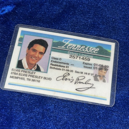 Elvis presley faux driver - presley, driver's