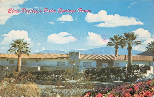 Elvis postcard palm springs - elvis,